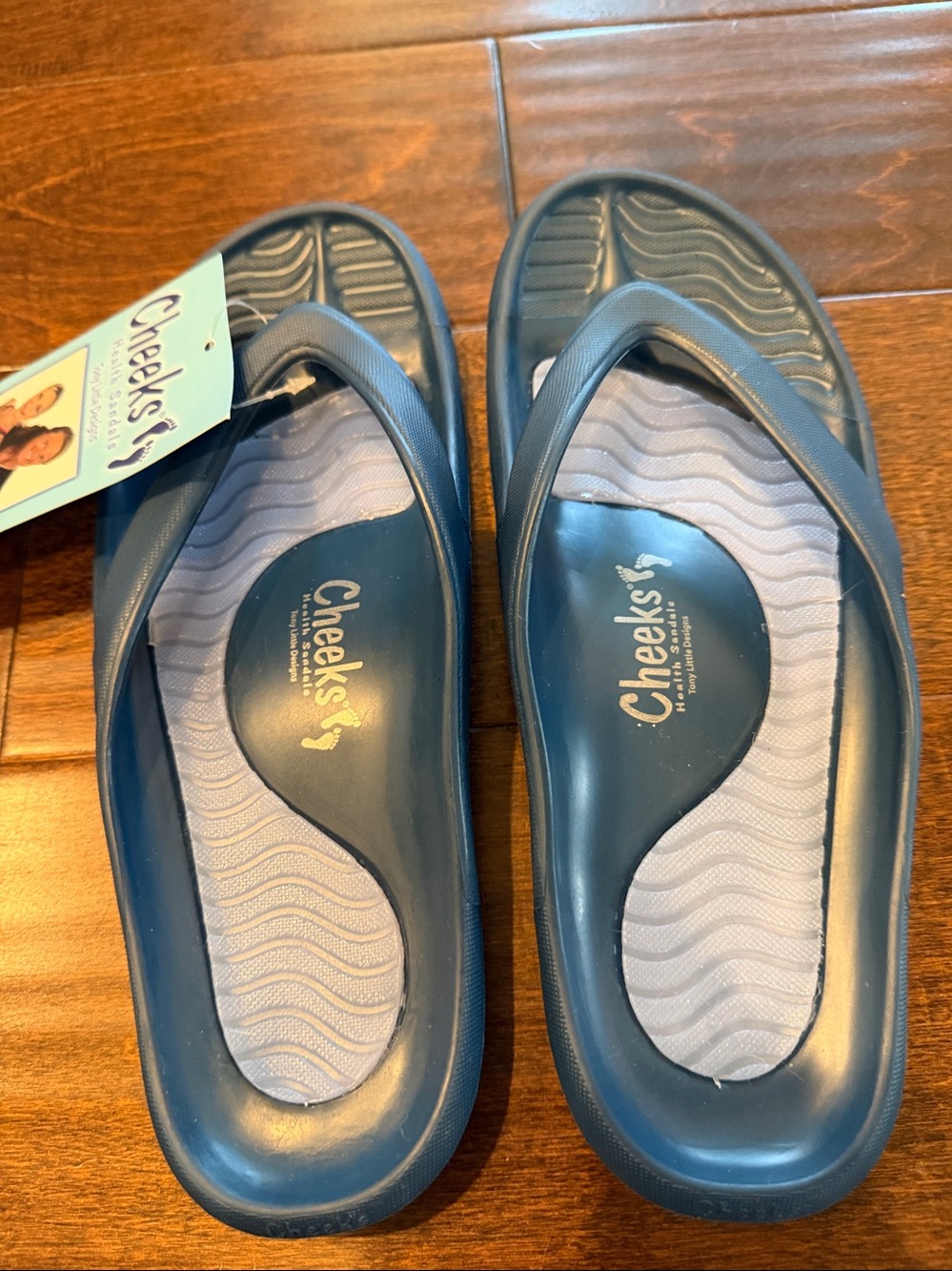 Cheeks Healthy Women's Navy Blue Sandal Size 8
